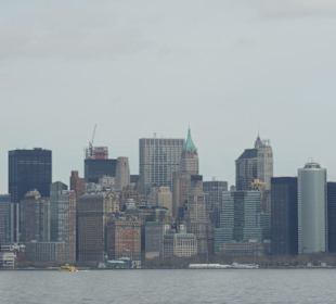 Die Skyline Manhattans von der Krone aus