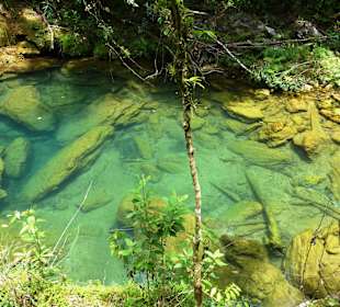Einstiegspunkt zum Flusslauf