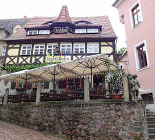 Beliebtes Restaurant in Meissen, Aufgang zur Burg