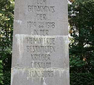 Erinnerung an die Toten der Weltkriege