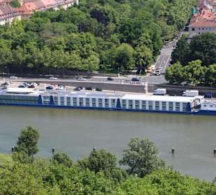 Blick auf den Main von Würzburg