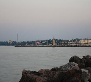 Blick auf den Leuchtturm von Desenzano