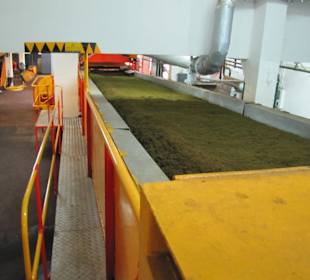 Auf dem Weg zum Trockner