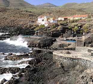 Der Strand/Poollandschaft von La Caleta