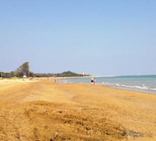 Strand in Bibione Juni 2012