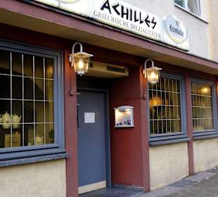 Eingang zum Restaurant Achilles