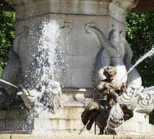 Details der Fontaine de la Rotonde