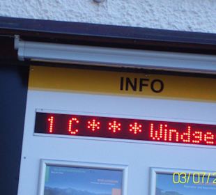 Wetterinfo im Tal