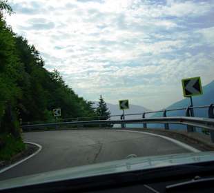 Auffahrt zum Plöckenpass Italien