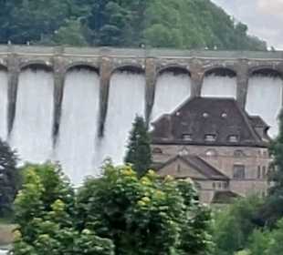 Überlaufen des Sees im Juli 2021