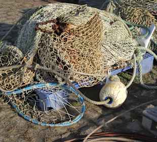 Fanggeschirr im Hafen Fedderwardersiel