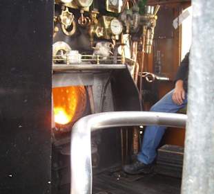 Die Maschine der Dampflokomotive