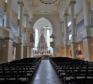 Blick in das Langschiff der Morizkirche