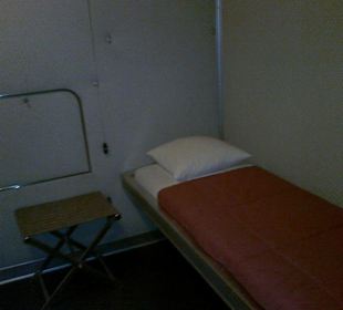 Einzelschlafraum im Zeppelin