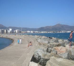 Ausblick vom Wellenbrecher