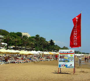 Vom Sunrise Richtung Kumköy-Evrenseki am Strand