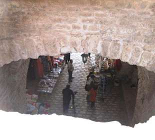 Blick in den Tordurchgang
