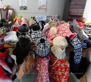 Im Souvenirshop-Bereich des Besucherzentrums