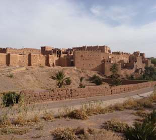 Kasbah Taourirt Ansicht vom Westen aufgenommen
