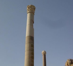 Säule der antoninischen Thermen