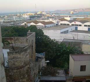 Tangier Port - The ships arriving from Spain