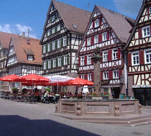 Auf dem Marktplatz in Calw