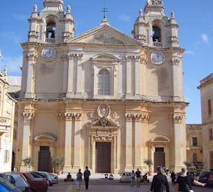 In der Altstadt von Mdina die "Cathedral"