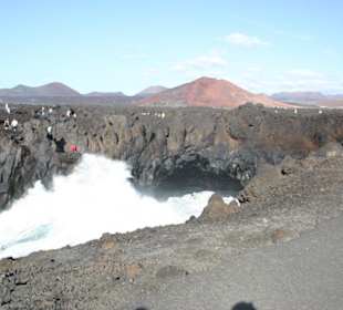 Auf den Aussichtsbalkons...