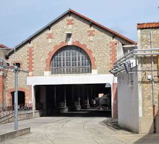 Der alte Verladebahnhof der Kellerei