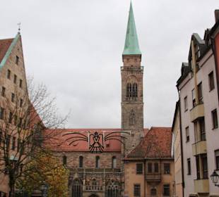 Nördl. Seitenansicht St. Sebald