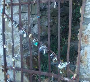 Liebesschlösser am Liebesweg