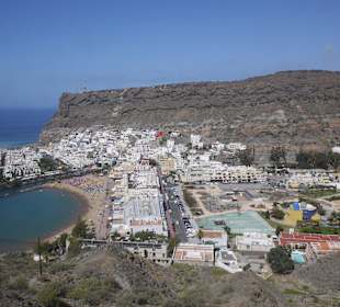Blick auf Playa de Mogán