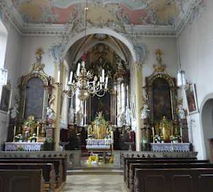 Die katholische Pfarrkirche von Bergrheinfeld