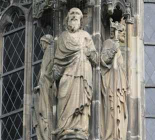 Blick zum Dom von Aachen