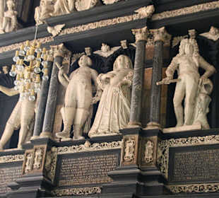 Südwand im Chorraum Detail