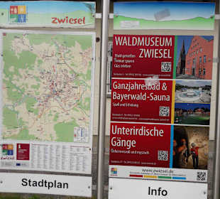 Info Tafel in Zwiesel