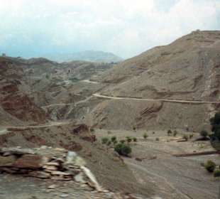 Khyberpass (Khaiber-Pass) im Hindukusch