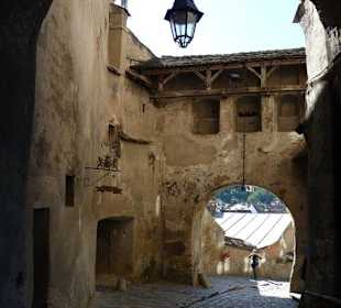 mittelalterliche Gasse in Schäßburg