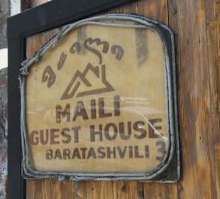 Restaurant Guest House Maili - Hinweistafel