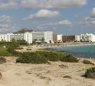Fernblick auf die Strandpromenade