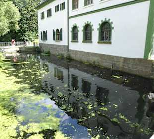 Teichanlage neben dem Biergarten