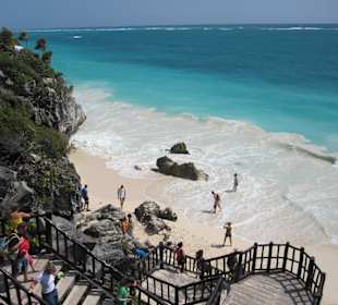 Strand Maya Stätte Tulum