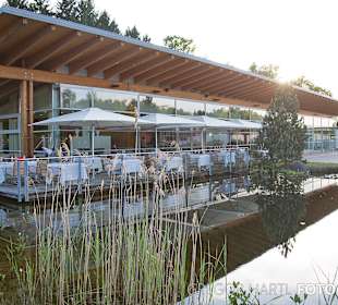 Restaurant Aquarium mit Terrasse