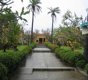 Der Eingangsbereich des Cham Museums.