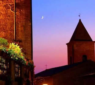 I colori della notte che scende