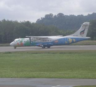 Flugzeug von Trat nach Bangkok