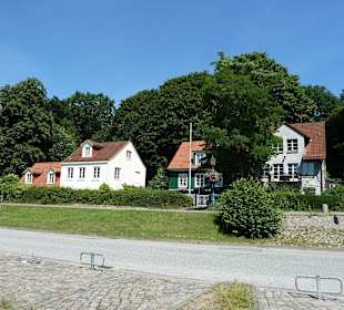 Häuser in Oevelgönne an der Promenade
