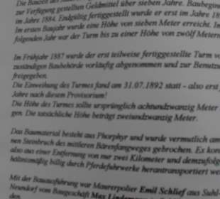 Informationen übern Adlersberg