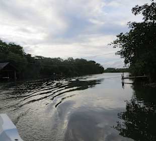 Flussfahrt vor dem Club Hotel Dolphin mit Haralds Boot
