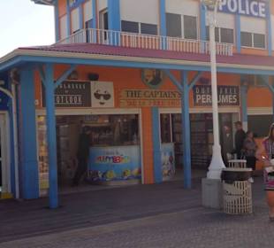 Blick auf den Boardwalk